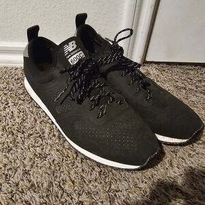 New Balance 600C C-Series Mens Black Cycling Sneakers CM600CBK Size 9.5